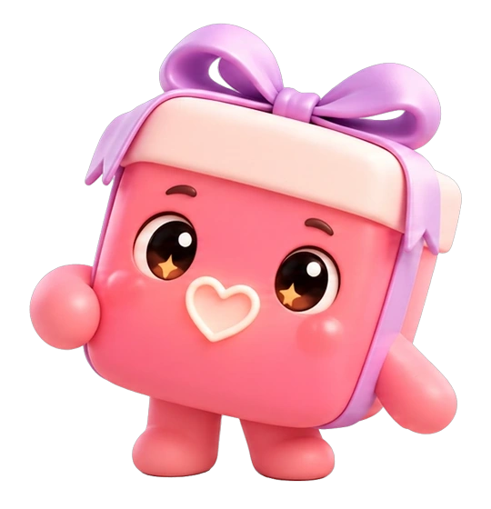 Giftu waving hello with a warm wink